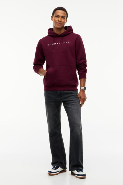 TJM Reg Linear Logo Hood Aw26 - CALYPSO