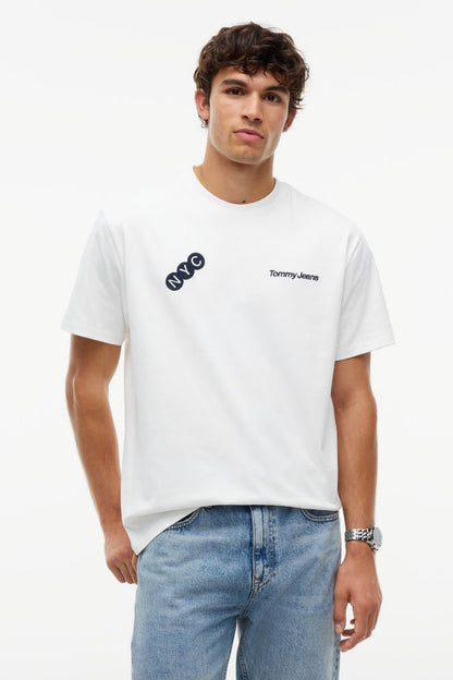 Tommy Jeans Relaxed NYC T-Shirt Ecru