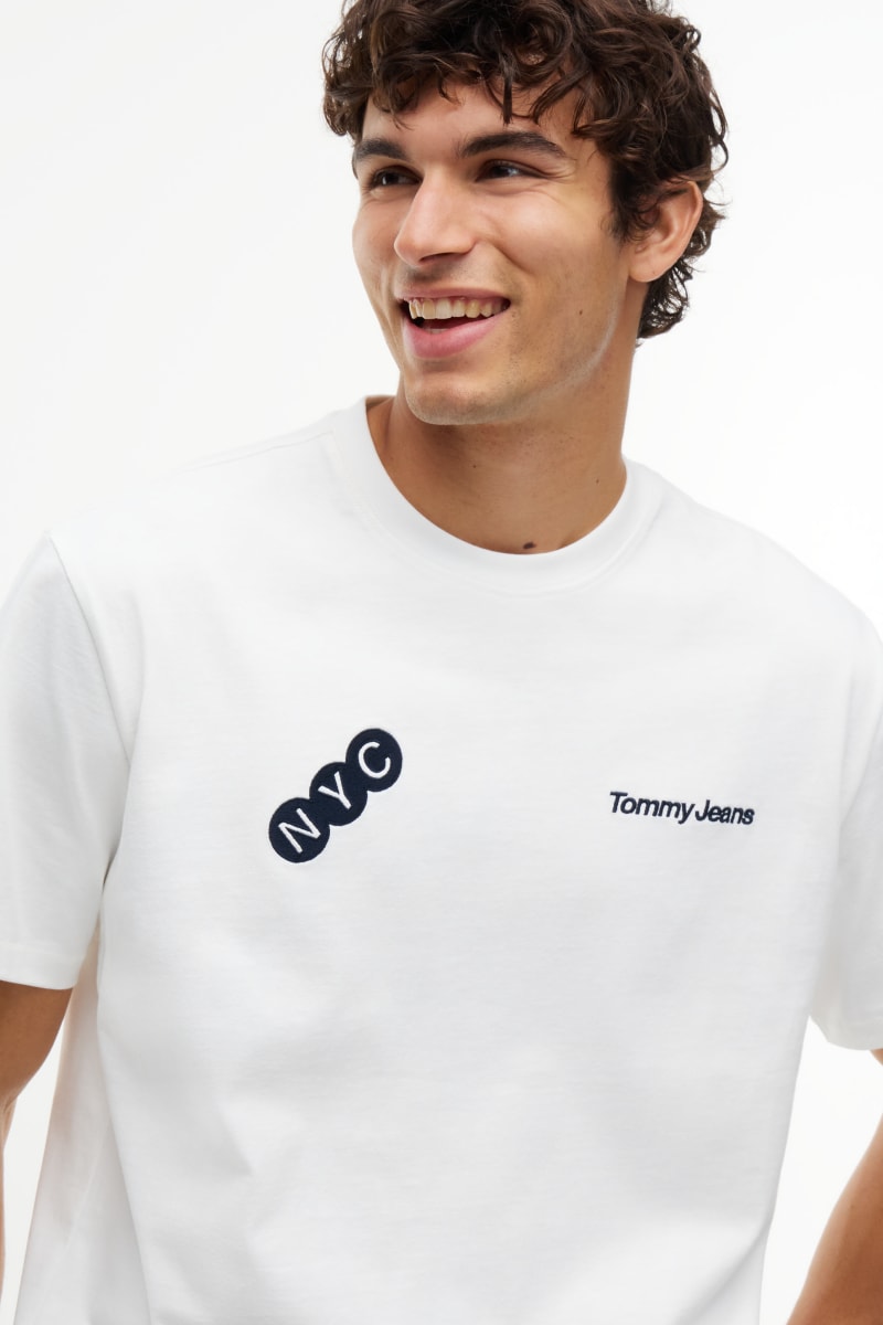 Tommy Jeans Relaxed NYC T-Shirt Ecru