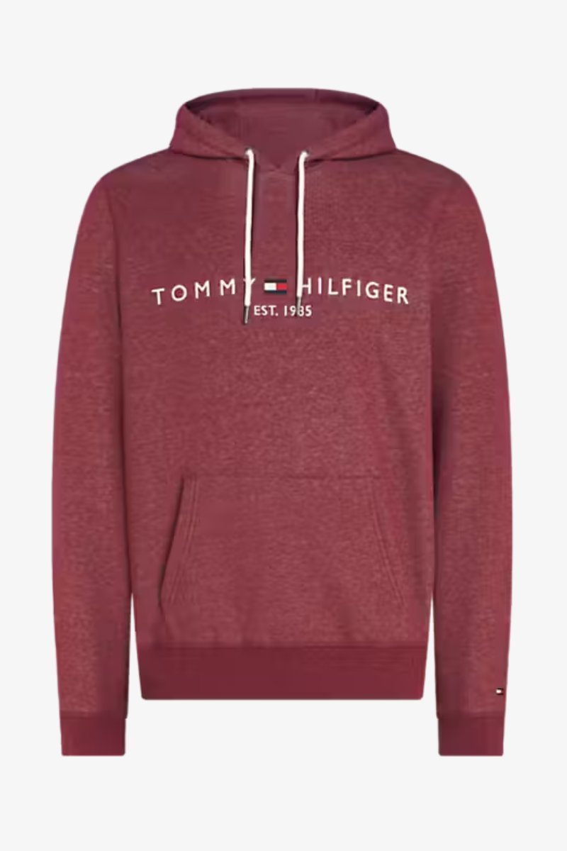 Tommy Hilfiger Tommy Logo Hoodie Deep Rouge