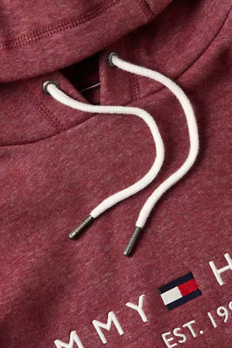 Tommy Hilfiger Tommy Logo Hoodie Deep Rouge