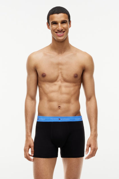 Tommy Hilfiger 38740 Boxer Briefs 3 Pack Opulent Blue Burgundy Blue Spell