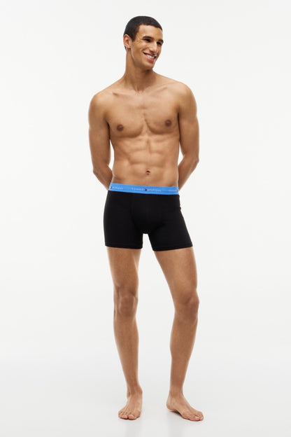 Tommy Hilfiger 38740 Boxer Briefs 3 Pack Opulent Blue Burgundy Blue Spell