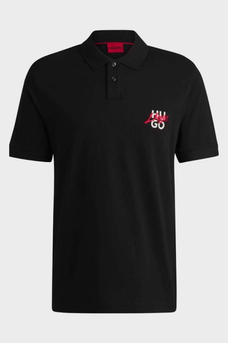 Hugo Dalog Poloshirt Black