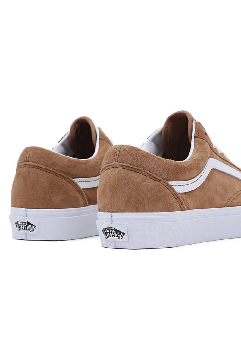 Brown pig suede hotsell vans old skool