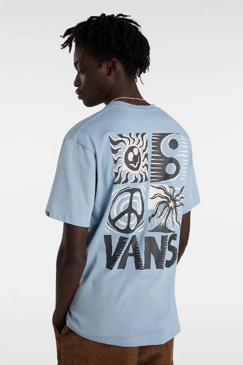 Vans Sun Baked T-Shirt Blue