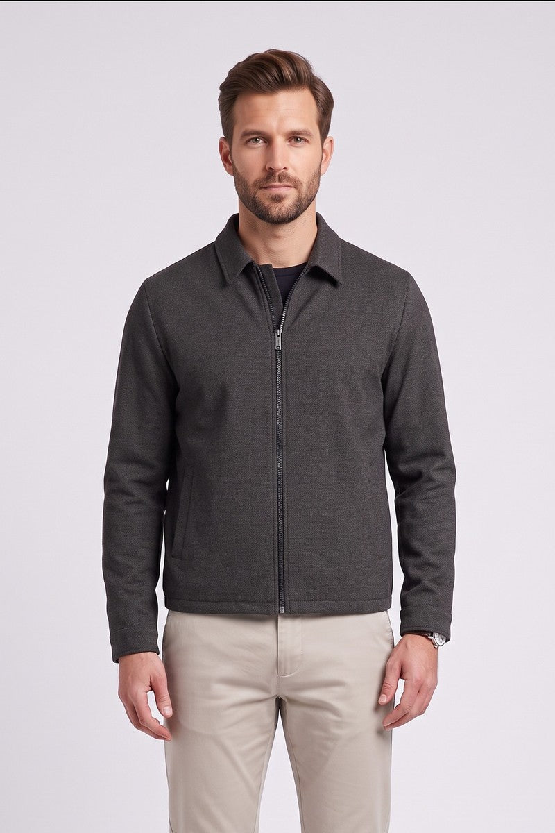 Venti 20160 Zip Through Shirt Jacket Olive