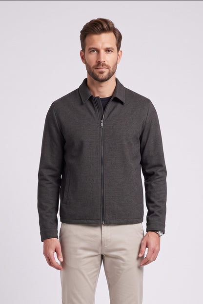 Venti 20160 Zip Through Shirt Jacket Olive