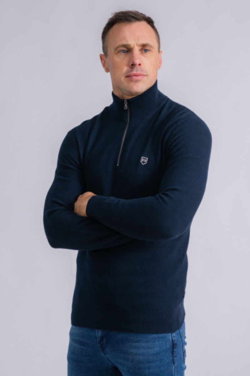 XV Kings Byron Bay 1/4 Zip Sweat Admiral