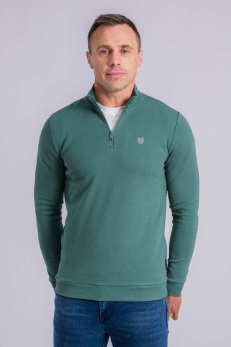 XV Kings Byron Bay 1/4 Zip Sweat Cypress