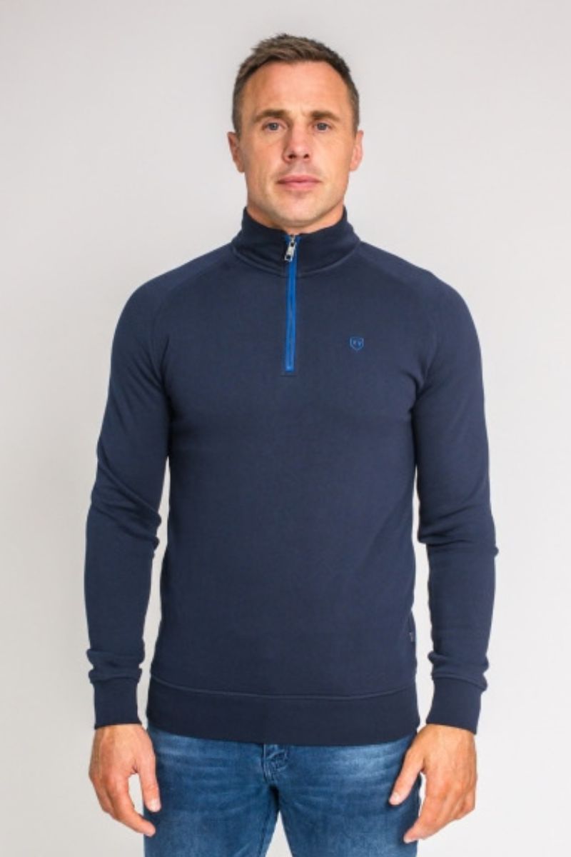 XV Kings Falcons Quarter Zip Sweater Cobalt