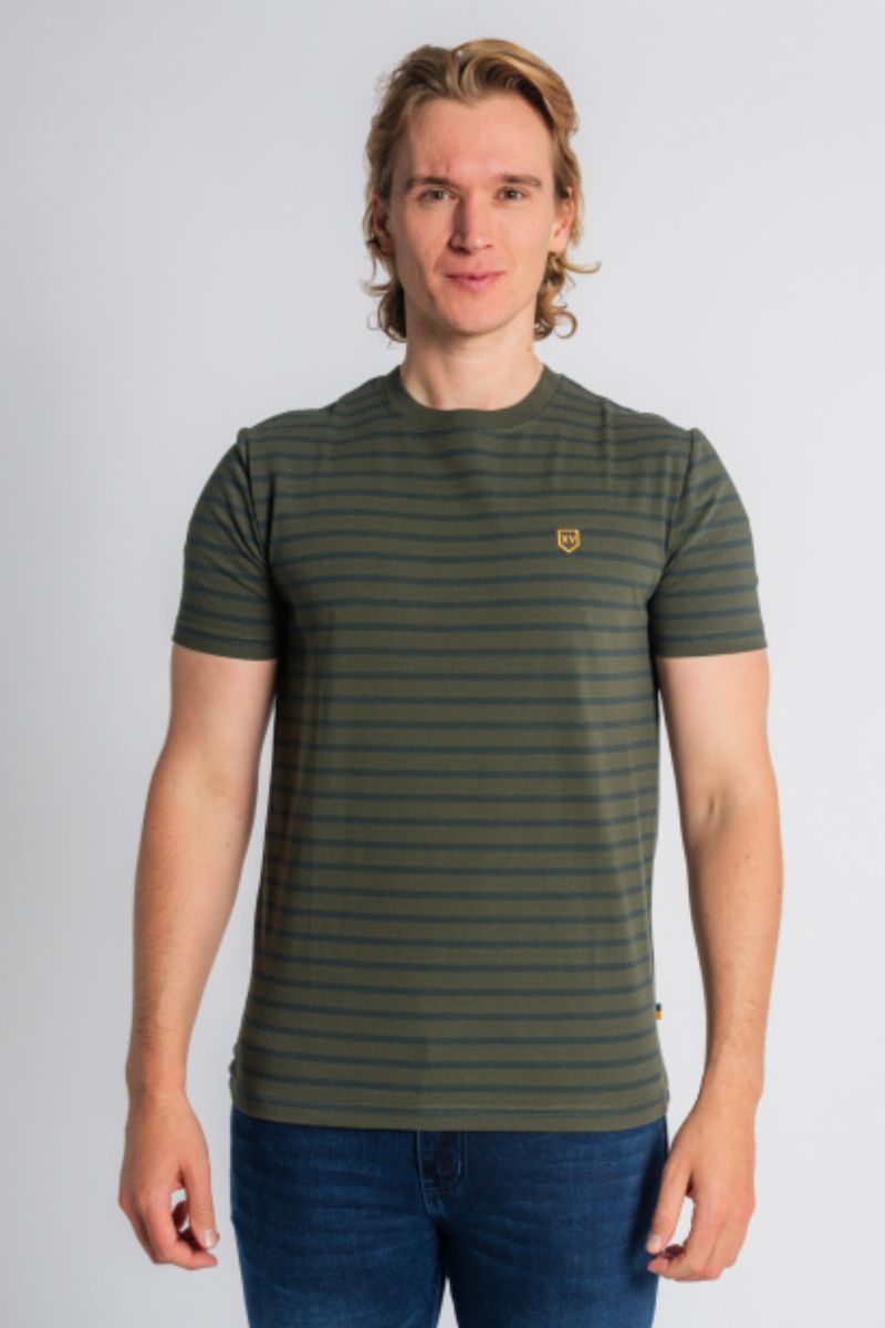 XV Kings Magpies T-Shirt Hunter Stripe