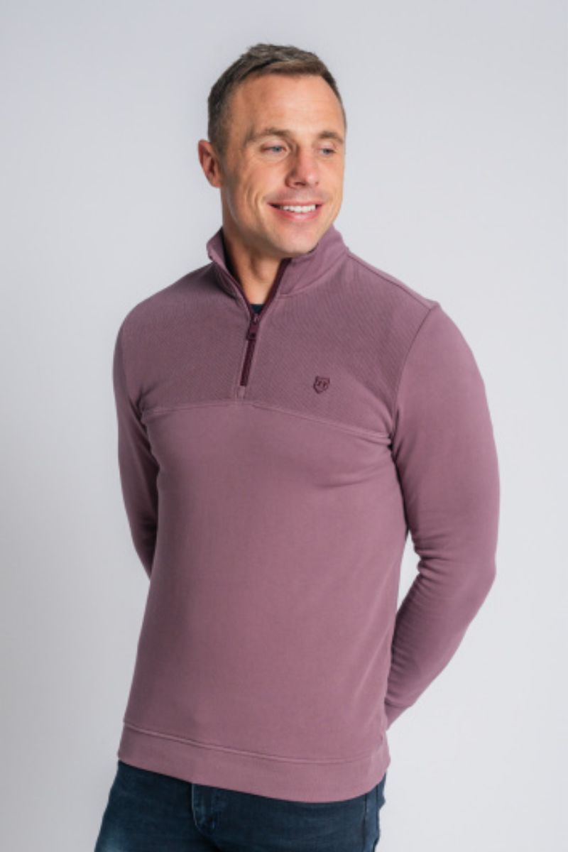 XV Kings Narbonne 1/4 Zip Sweatshirt Winter Cherry