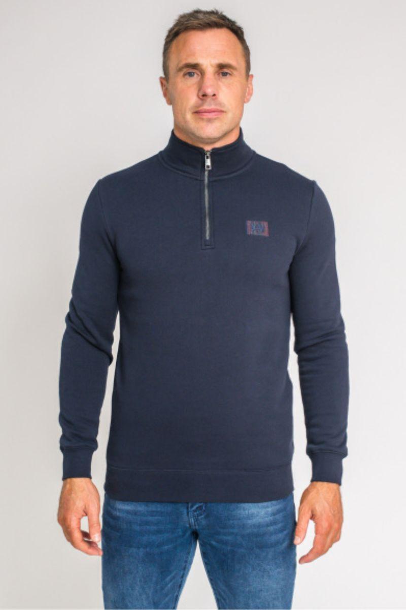 XV Kings Iron Titans Quarter Zip Sweatshirt Classic Navy