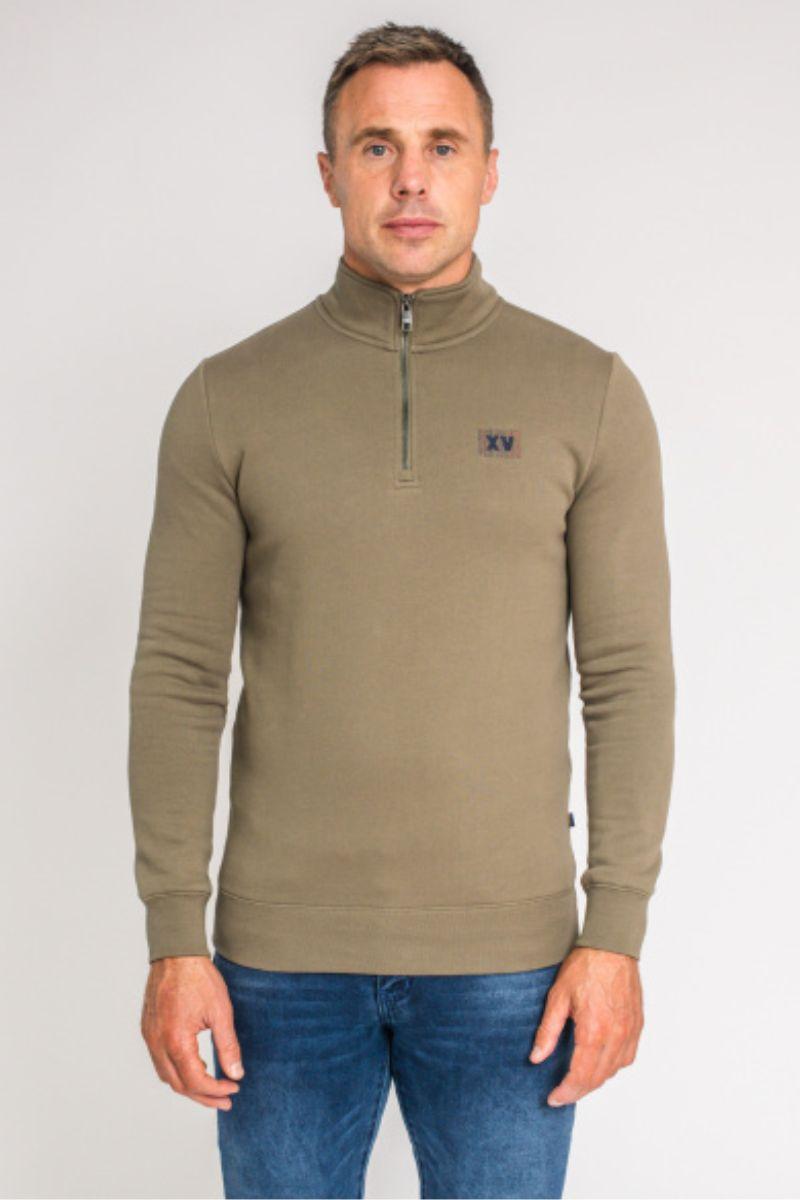 XV Kings Iron Titans Quarter Zip Sweatshirt Fern