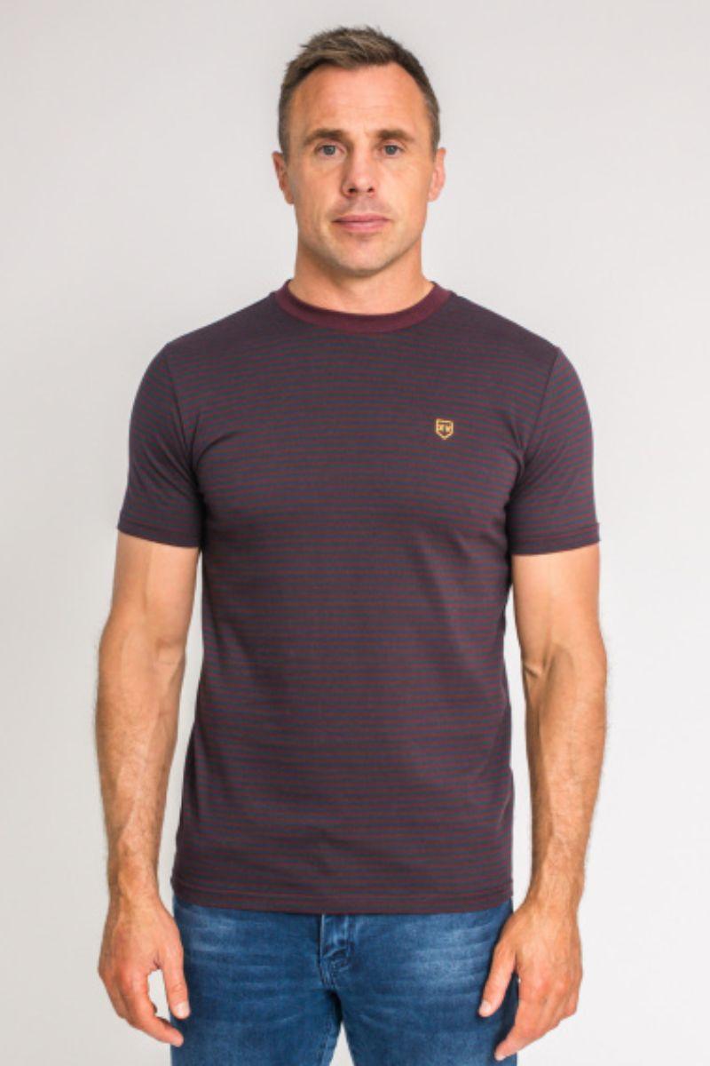 XV Kings Jaguars Striped T-Shirt Plummet