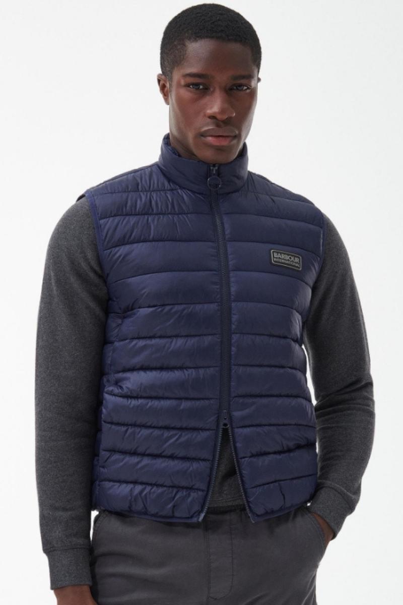 Barbour Intl Tourer Reed Navy Gilet