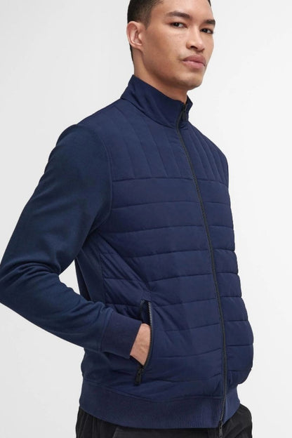 Barbour Intl Counter Quilted Navy Sweatshirt