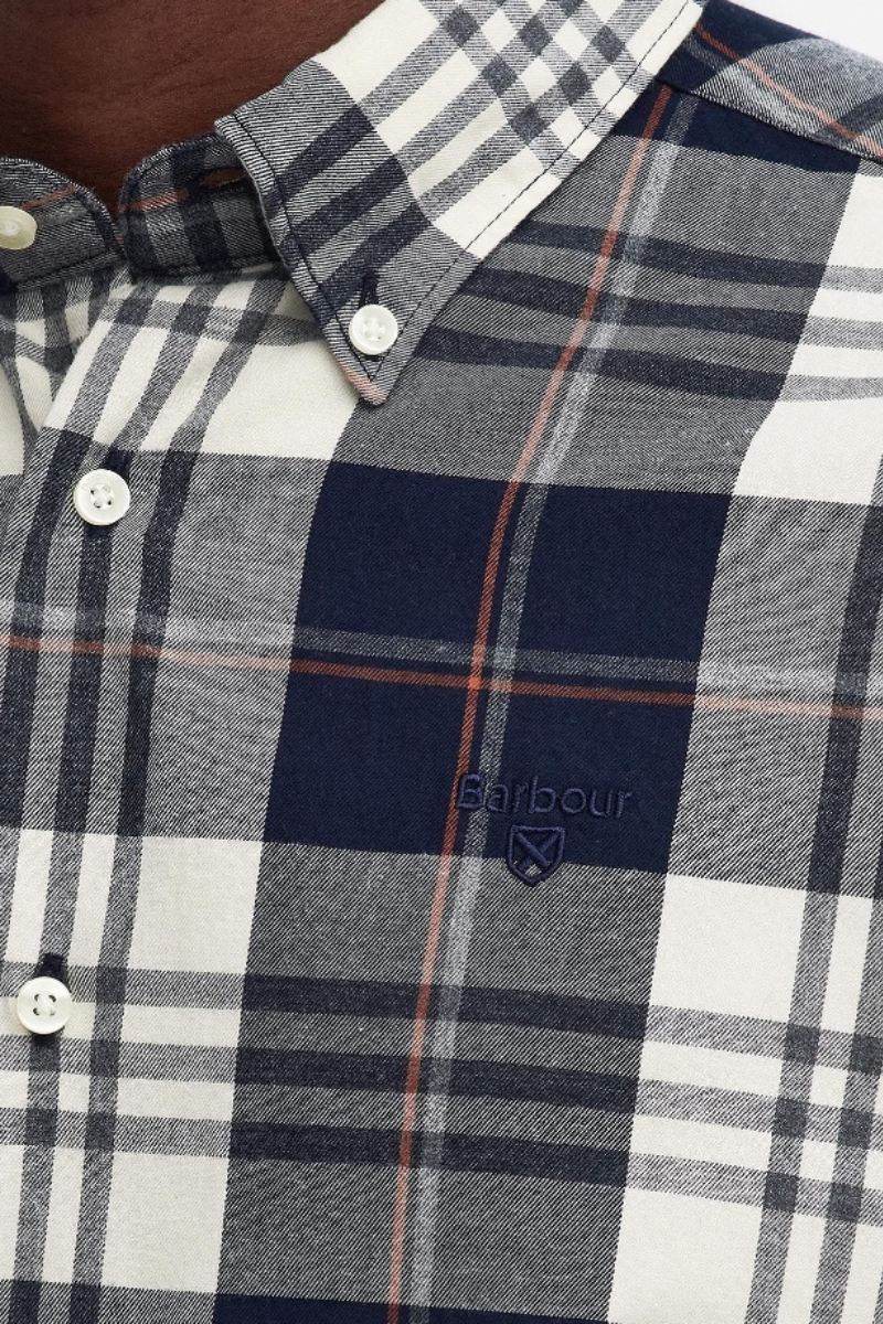 Barbour Edgar Checked Navy Shirt