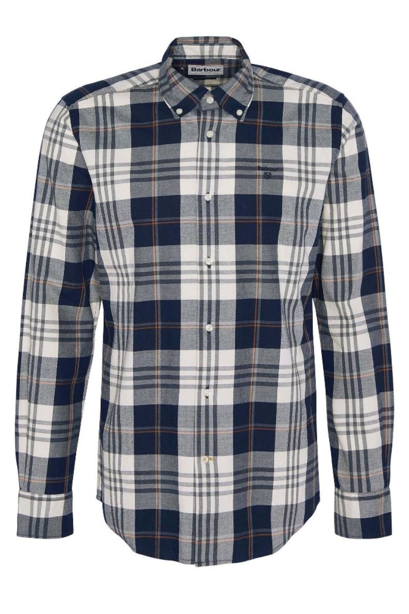 Barbour Edgar Checked Navy Shirt