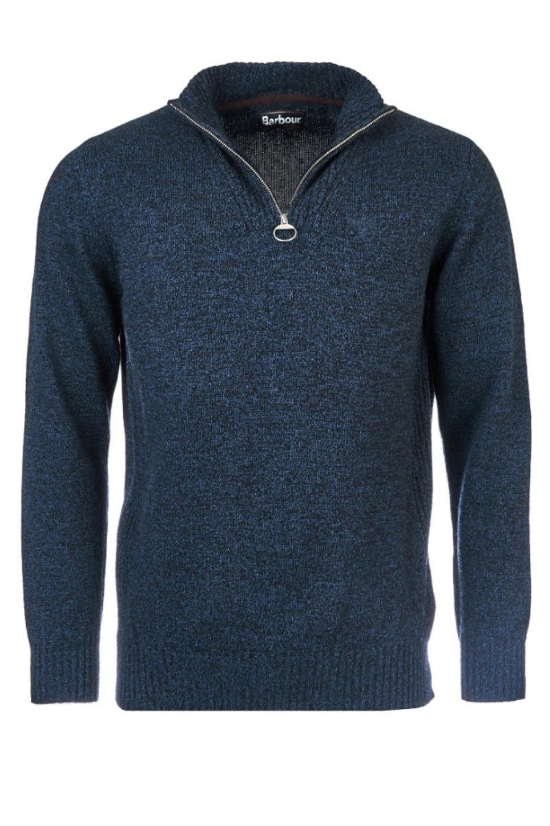 Barbour Ess L/Wool HZ Jumper Navy