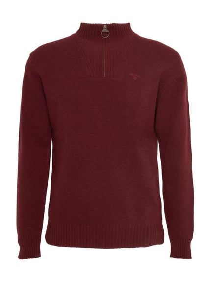 Barbour Ess L/Wool HZ Jumper Ruby