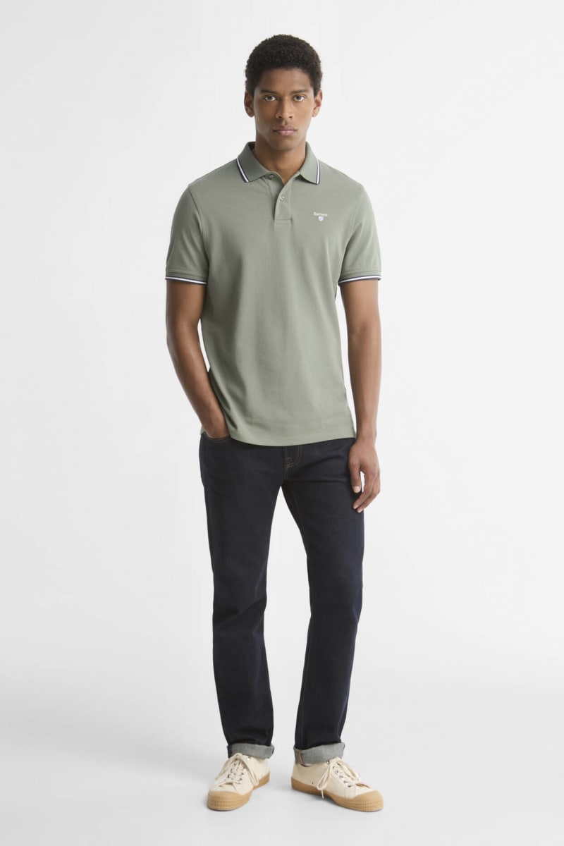 Barbour Fielding Polo Aw26 - AGAVE GRE