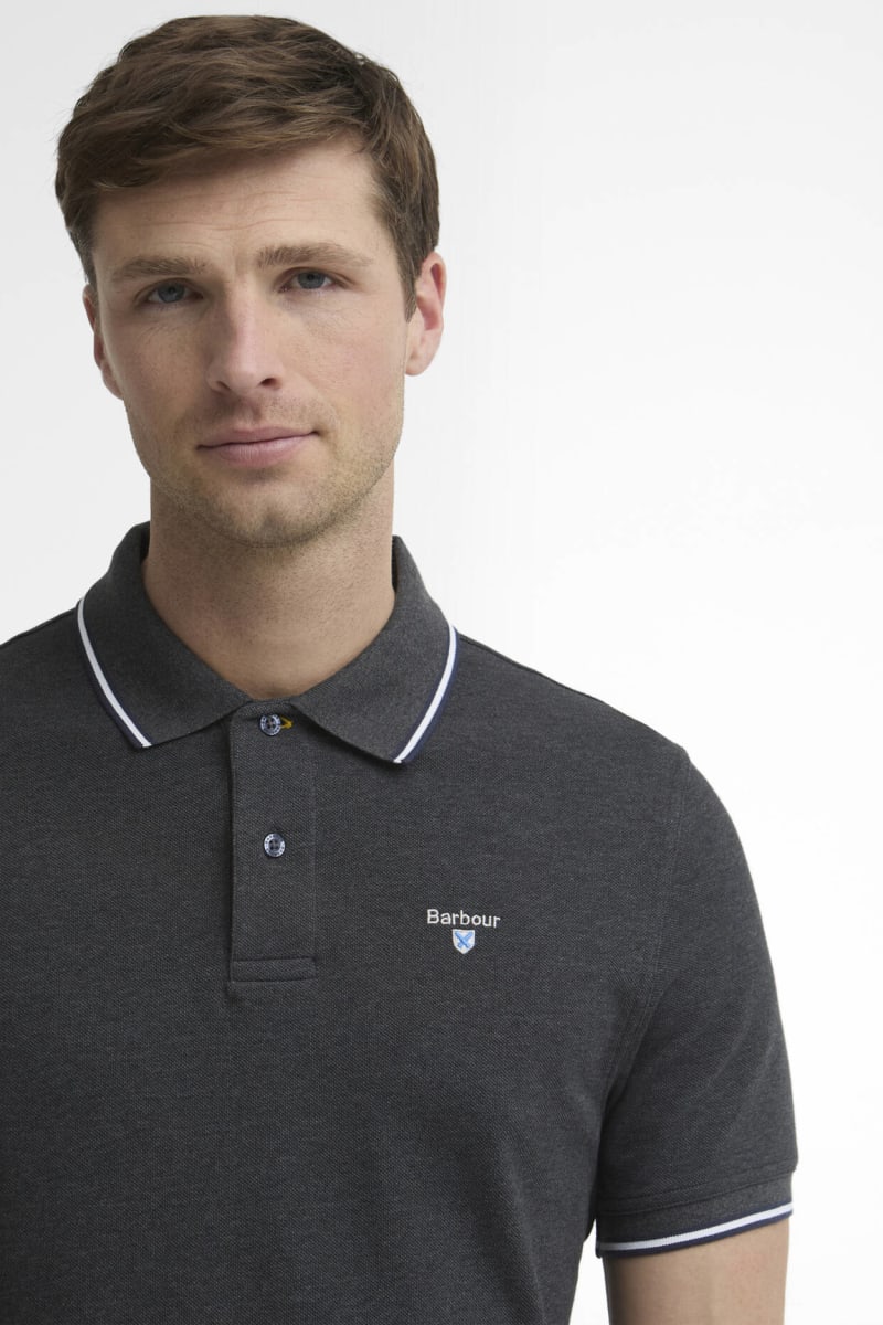 Barbour Fielding Polo Aw26 - CHARCOAL