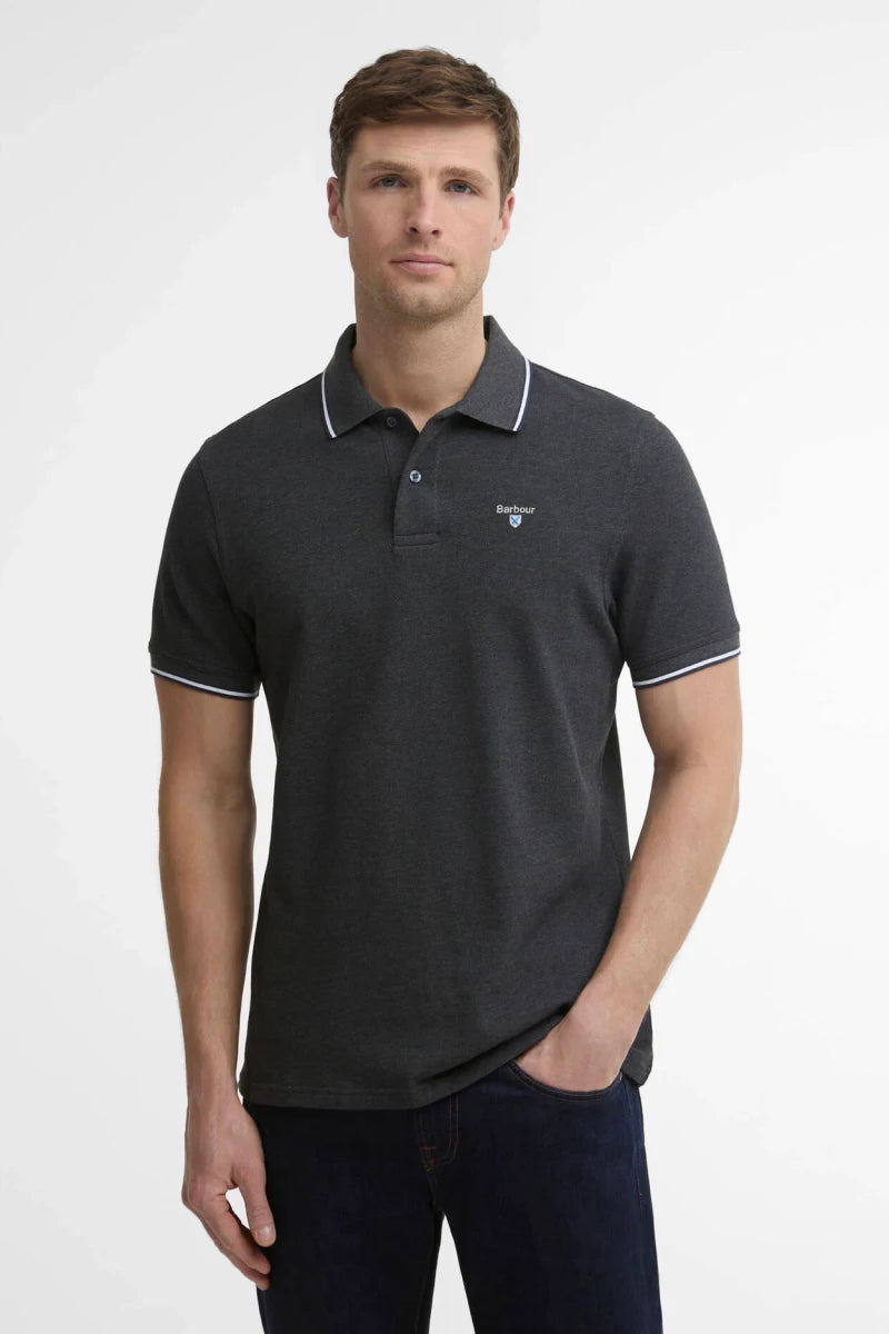 Barbour Fielding Polo Aw26 - CHARCOAL