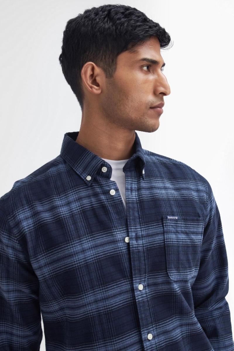 Barbour Forestfield Checked Navy Shirt