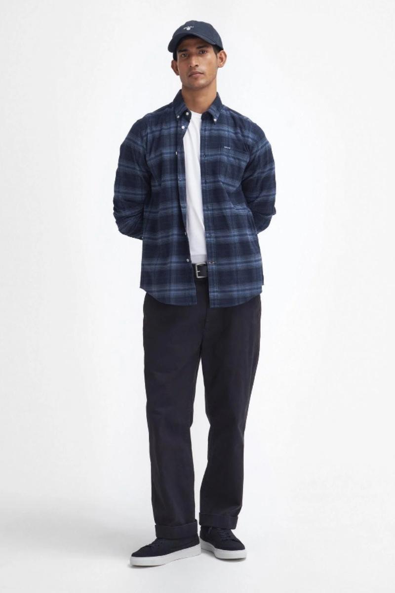 Barbour Forestfield Checked Navy Shirt