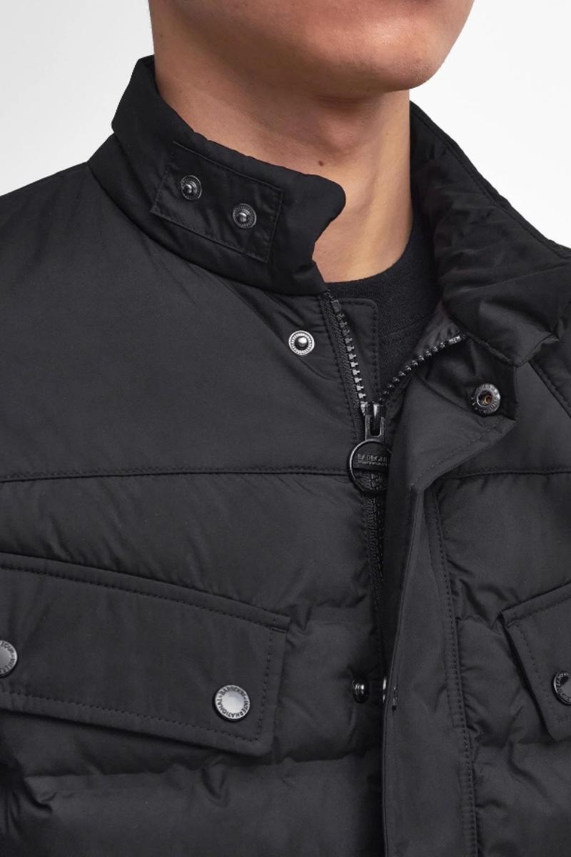 Barbour Intl Welded Puffer Black Jacket