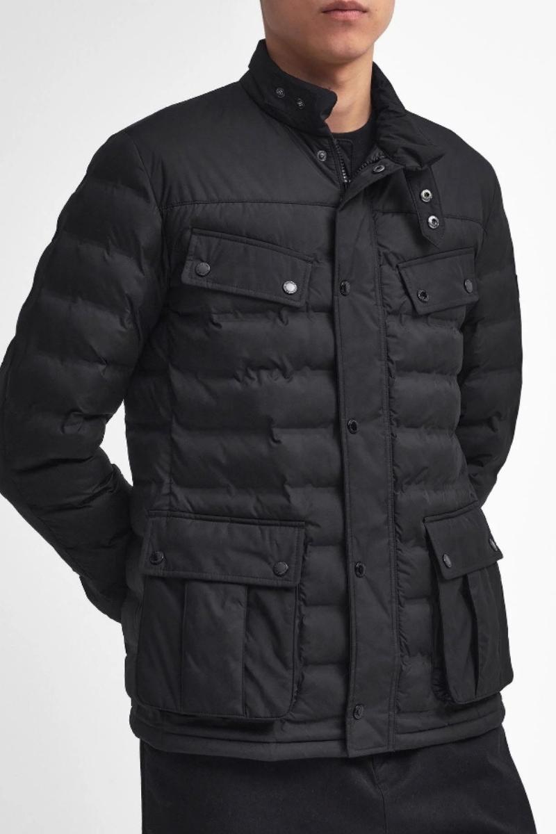 Barbour Intl Welded Puffer Black Jacket