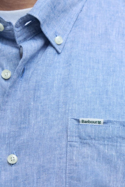 Barbour Nelson Short Sleeve Shirt Blue