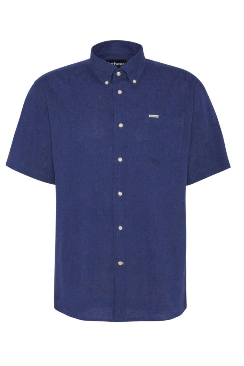 Barbour Nelson Short Sleeve Shirt Indigo