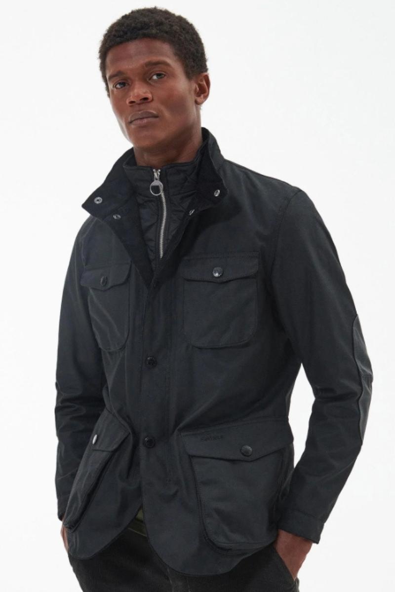 Barbour Ogston Waterproof Black Jacket