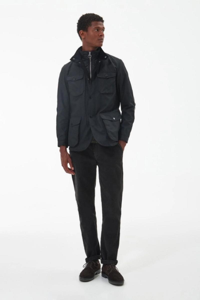 Barbour Ogston Waterproof Black Jacket