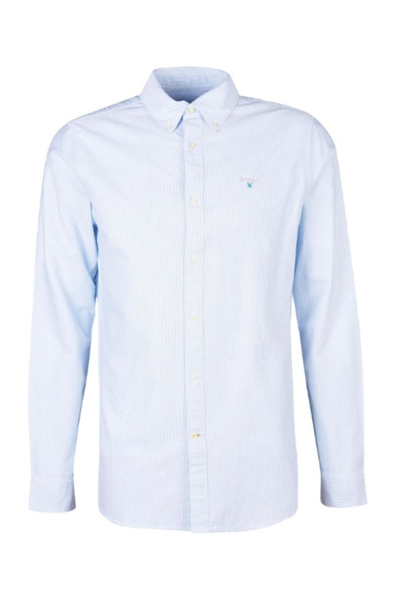 Barbour Stripe Oxford Shirt Sky Blue