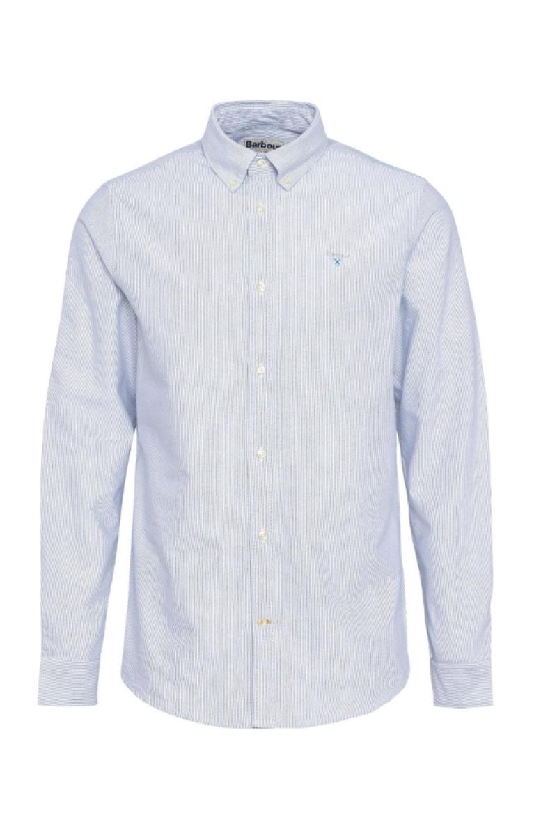 Barbour Stripe Oxford Shirt Navy