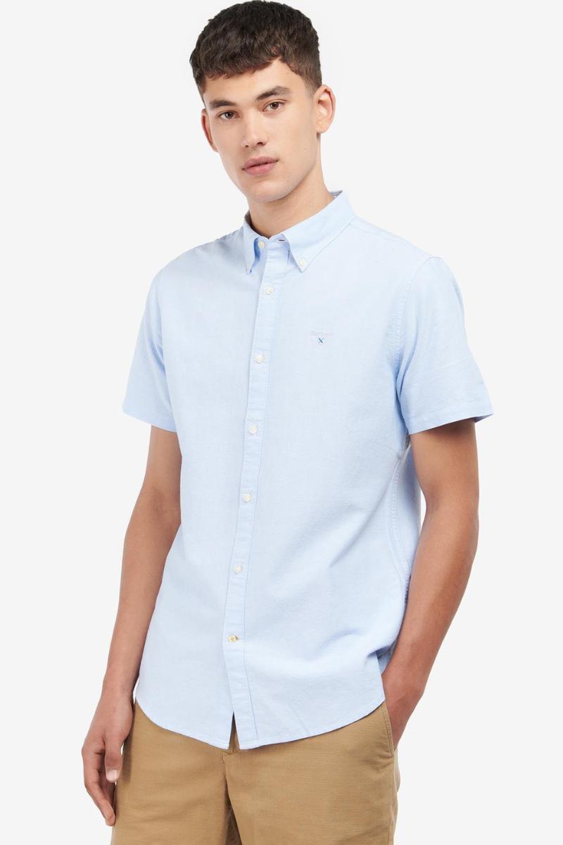 Barbour Oxtown Short Sleeve Shirt Sky Blue