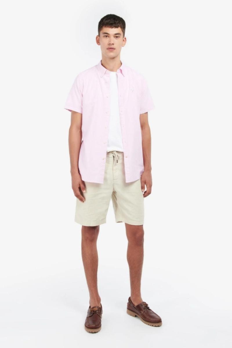 Barbour Oxtown Short Sleeve Shirt Pink