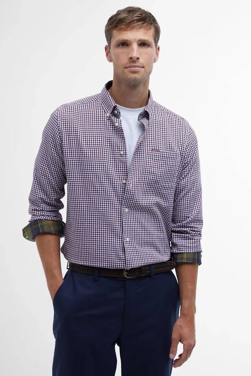 Barbour Padshaw Red Gingham Shirt