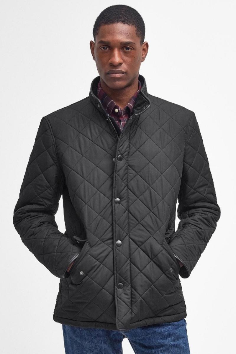 Barbour Powell Quilt Jacket Black