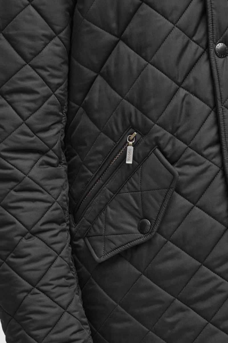 Barbour Powell Quilt Jacket Black