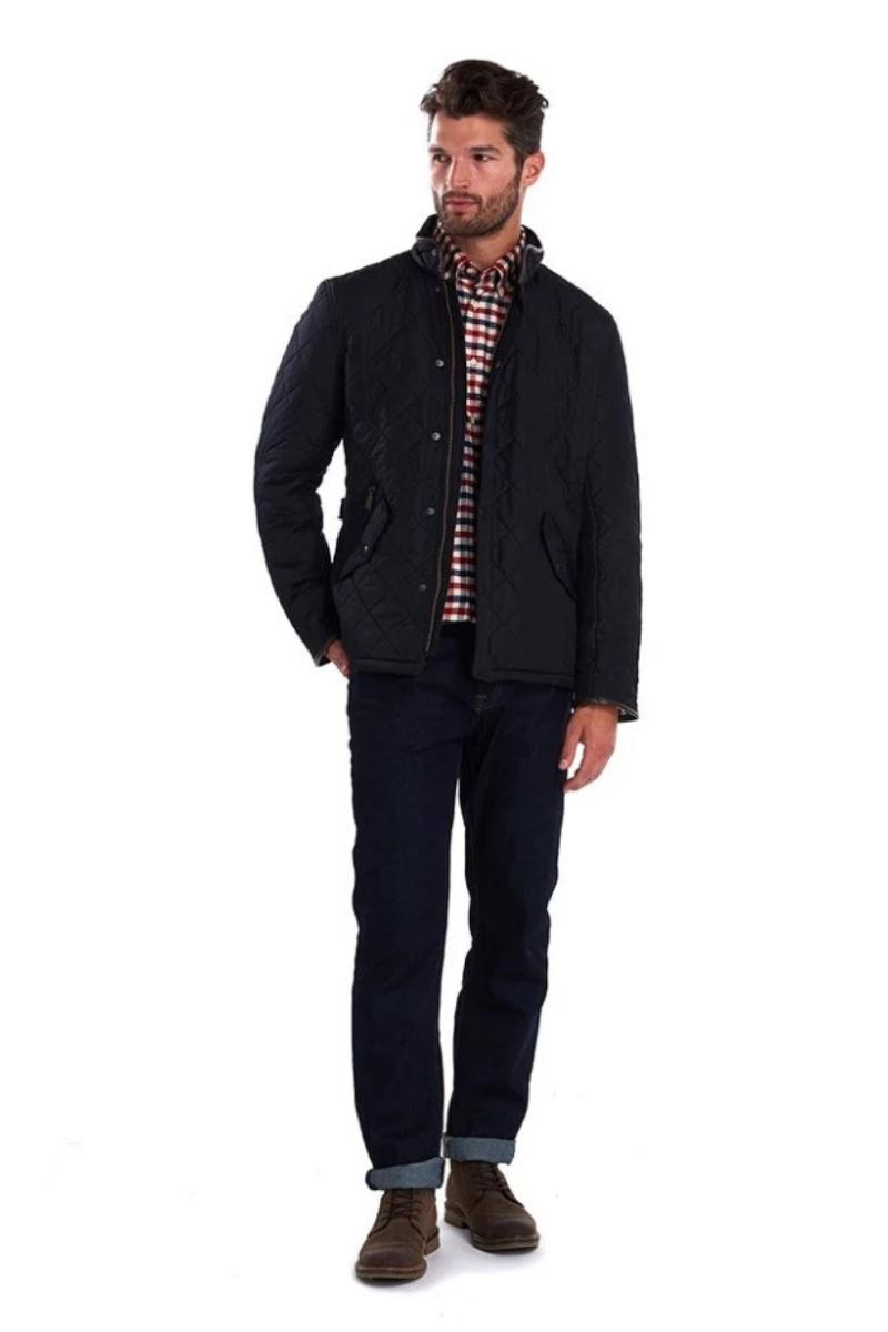 Barbour Powell Quilt Jacket Navy