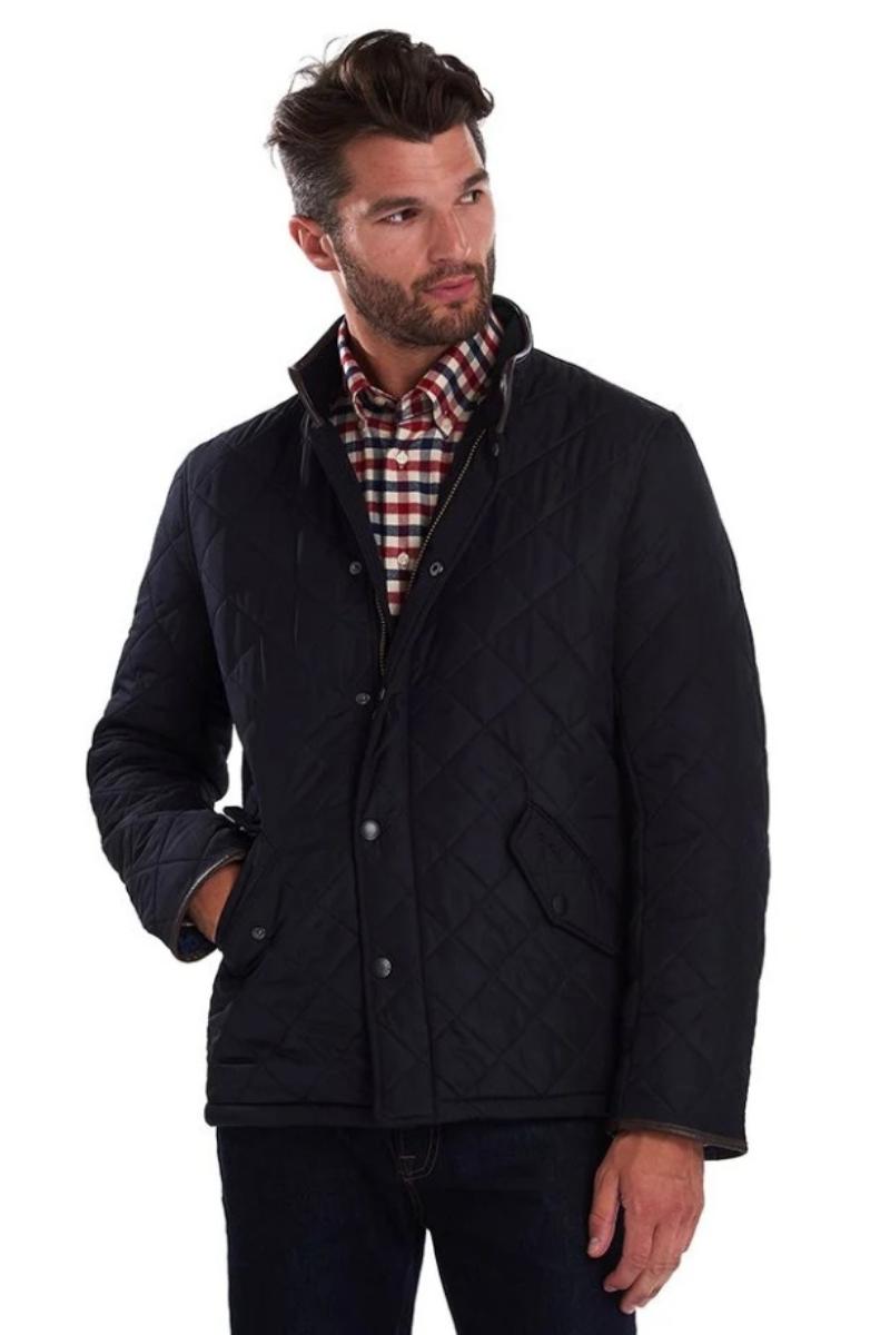 Barbour Powell Quilt Jacket Navy