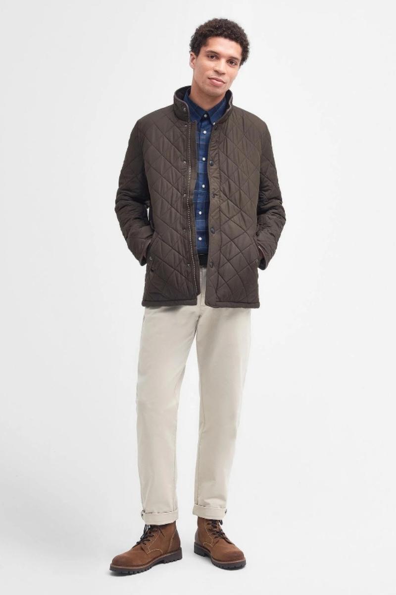 Barbour Powell Quilt Jacket Olive