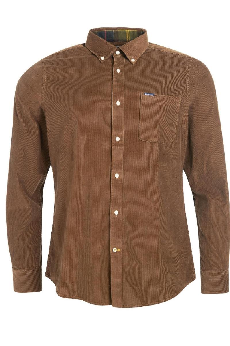 Barbour Ramsey Checked Brown Shirt