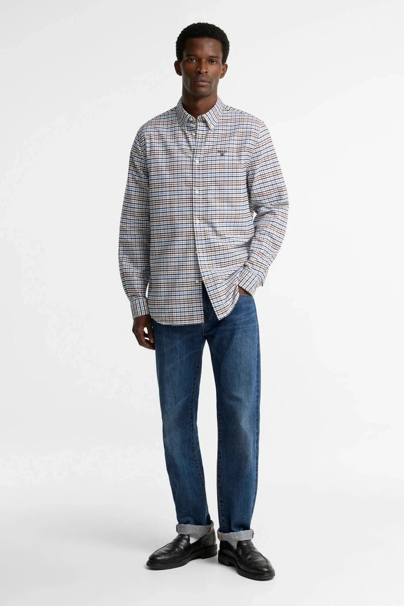 Barbour Rickwood Stone Shirt