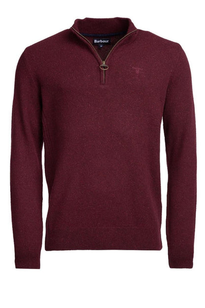 Barbour Ess Tisbury Half Zip Ruby